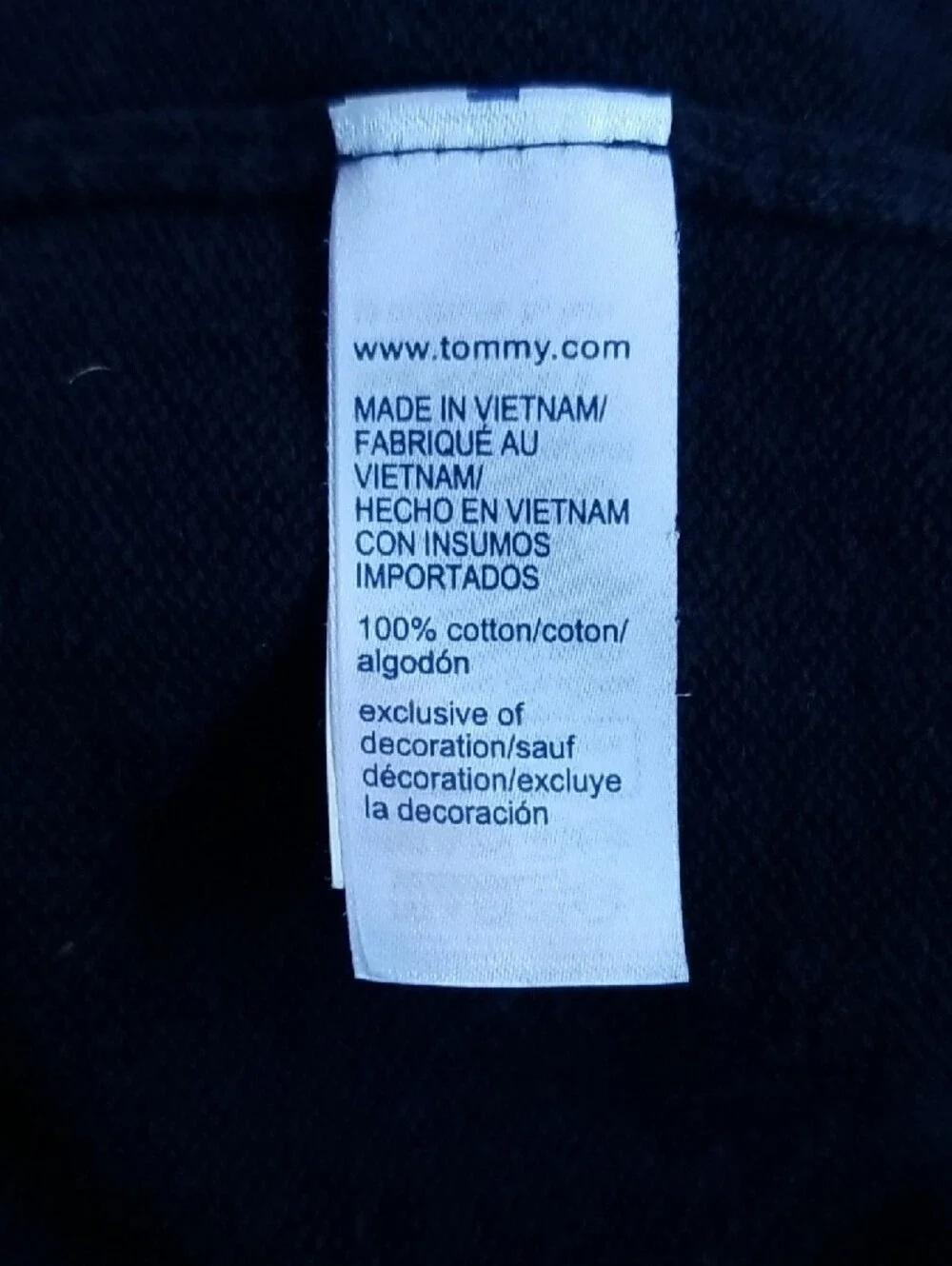 Tommy Hilfiger Dark Blue Quarter-Zip Sweater 87